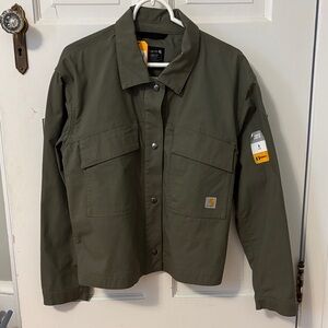 Carhartt Olive Green Utility Work Jacket